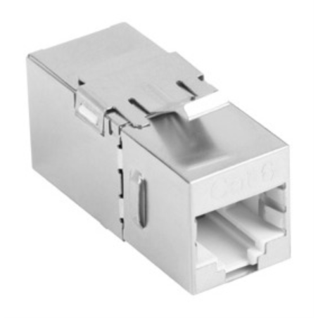 ADAPTADOR LANBERG CAT6 FTP HEMBRA THRU KEYSTONE RJ45 A RJ45 90 GRADOS