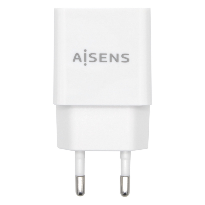 CARGADOR USB AISENS 10W ALTA EFICIENCIA 5V 2A BLANCO