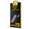 ADAPTADOR MULTIPUERTO USB TIPO C 5 EN 1 HUB HDMI PD AUDIO ESTERO