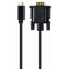 ADAPTADOR USB C A VGA M 2 M NEGRO BLISTER