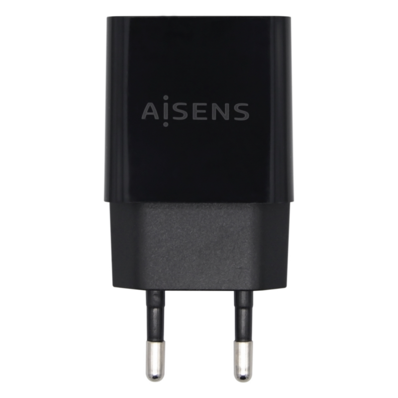 CARGADOR USB AISENS 10W ALTA EFICIENCIA 5V 2A NEGRO