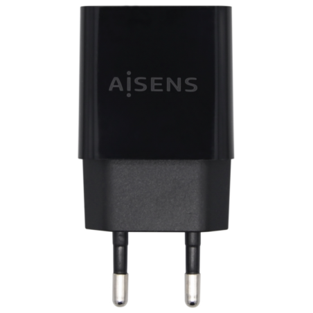 CARGADOR USB AISENS 10W ALTA EFICIENCIA 5V 2A NEGRO