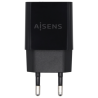CARGADOR USB AISENS 10W ALTA EFICIENCIA 5V 2A NEGRO