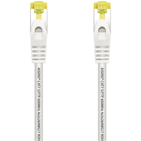 CABLE RED AISENS LATIGUILLO RJ45 LSZH CAT7 SFTP PIMF 10M BLANCO