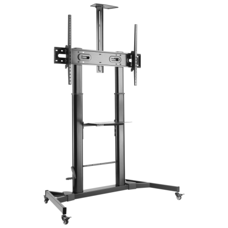SOPORTE SUELO AISENS RUEDAS MANIVELA BANDEJA DVD CAMARA MONITOR 60 100