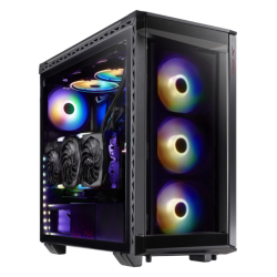 CAJA GAMING XPG BATTLECRUISER E ATX 1XUSB C 2XUSB SIN FUENTE NEGRO