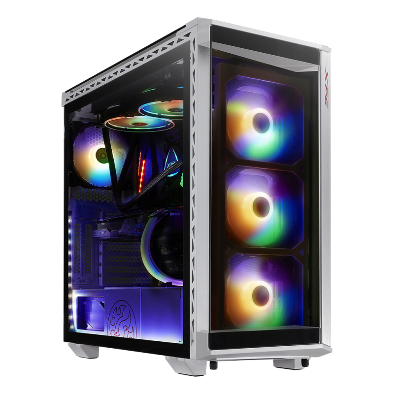 CAJA GAMING XPG BATTLECRUISER E ATX 1XUSB C 2XUSB SIN FUENTE BLANCO