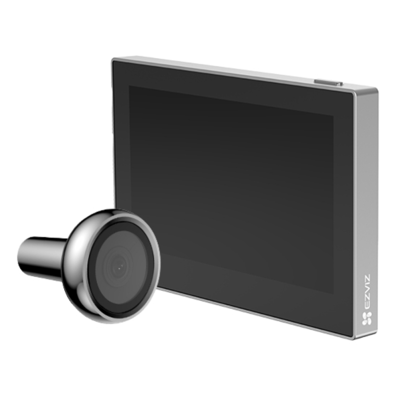 WIRE FREE PEEPHOLE DOORBELL PLATA HP2 EZVIZ