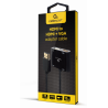 HDMI MACHO A HDMI HEMBRA VGA HEMBRA CABLE ADAPTADOR DE AUDIO NEGRO