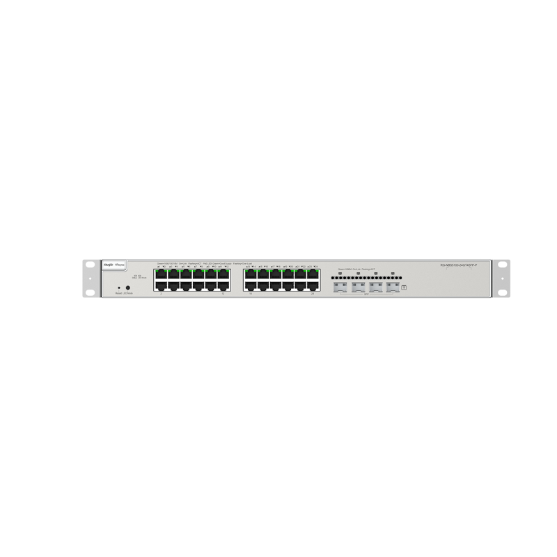 SWITCH RUIJIE REYEE RG NBS5200 24GT4XS P GIGALAN 24p SFP 4p POE L3 GESTIONABLE