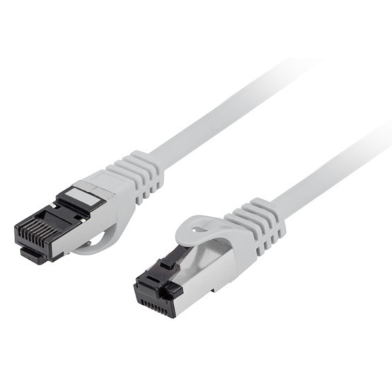 CABLE RED LANBERG LATIGUILLO CAT81 S FTP LSZH CU 1M GRIS FLUKE PASSED
