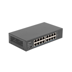 SWITCH LANBERG 16 PUERTOS GIGABIT ETHERNET RACK 10 19