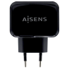 CARGADOR USB 17W AISENS 5V 34A 2xUSB CON CONTROL AI NEGRO