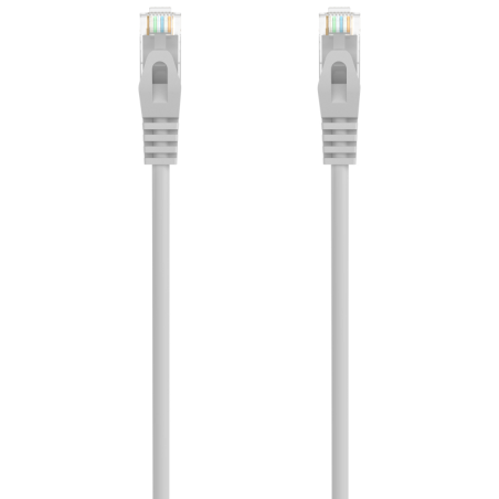 CABLE RED AISENS LATIGUILLO RJ45 LSZH CAT6A UTP AWG24 30CM GRIS