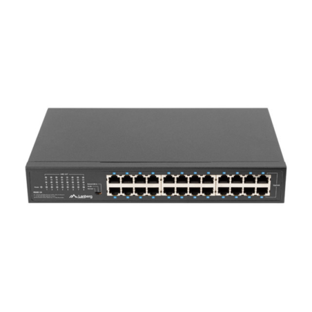 SWITCH LANBERG 24 PUERTOS GIGABIT ETHERNET RACK 19