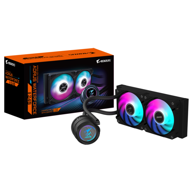 REFRIGERACION LIQUIDA CPU GIGABYTE AORUS WATERFORCE II 240 G2