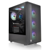 CAJA THERMALTAKE S200 TG ATX 2XUSB 30 ARGB SIN FUENTE NEGRO