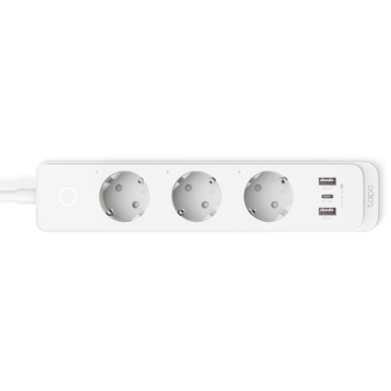 REGLETA TP LINK TAPO P300 3 SCHUKO 2 USB 1 USB C