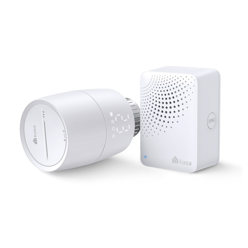 KIT VALVULA TERMOSTATICA INTELIGENTE TP LINK PARA RADIADOR KASA