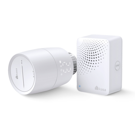 KIT VALVULA TERMOSTATICA INTELIGENTE TP LINK PARA RADIADOR KASA