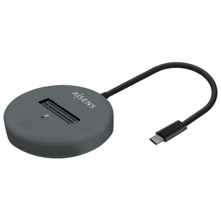 USB C DOCK AISENS M2 NGFF ASUC M2D014 GR SATA NVME A USB31 GEN2 GRIS