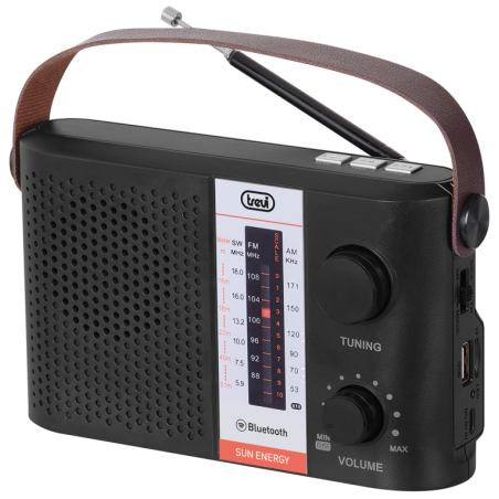 RADIO SOLAR TREVI RA 7F25 BT PORTATIL BLUETOOTH USB MICRO SD TWS