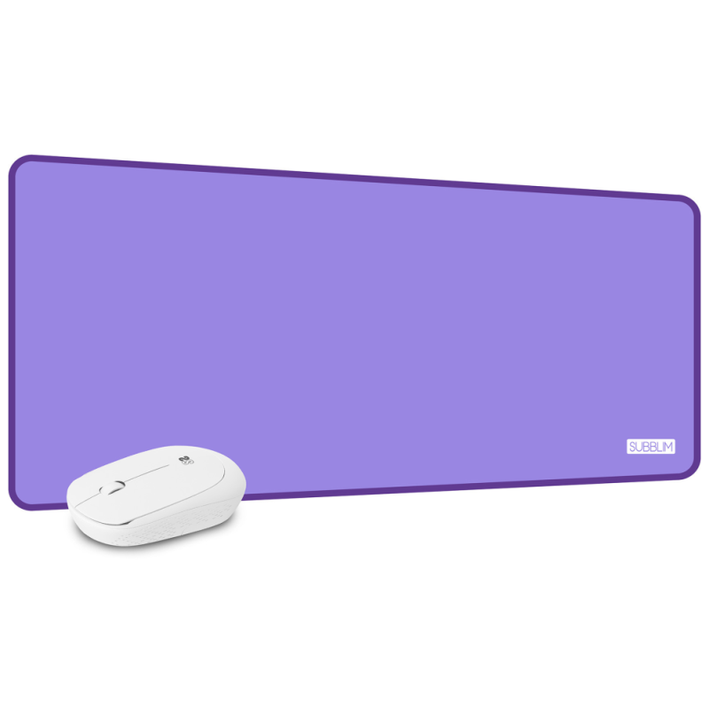 PACK SUBBLIM HARMONY MOUSEPAD XL WIRELESS MOUSE PURPLE