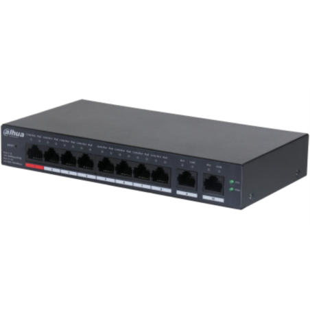 SWITCH CLOUD DAHUA DH CS4010 8ET 110 SWITCH WITH 8 PORT POE