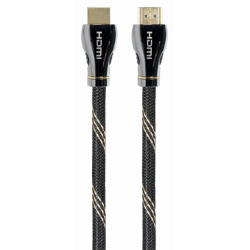 CABLE HDMI 21 8K 60HZ GEMBIRD CCBP HDMI8K 1M PREMIUM TRENZADO ETHERNET 1M NEGRO