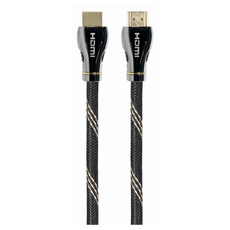CABLE HDMI 21 8K 60HZ GEMBIRD CCBP HDMI8K 1M PREMIUM TRENZADO ETHERNET 1M NEGRO