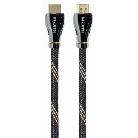 CABLE HDMI 21 8K 60HZ GEMBIRD CCBP HDMI8K 1M PREMIUM TRENZADO ETHERNET 1M NEGRO