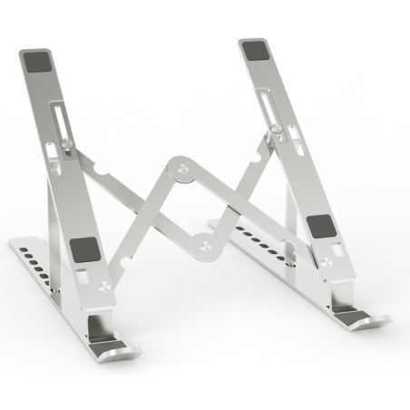 SOPORTE PORTATIL AISENS SOBREMESA AJUSTABLE PLATA