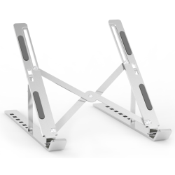 SOPORTE PORTATIL SOBREMESA AISENS AJUSTABLE PLATA