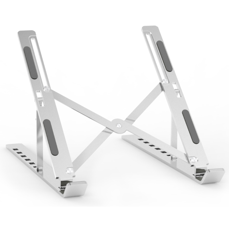 SOPORTE PORTATIL SOBREMESA AISENS AJUSTABLE PLATA
