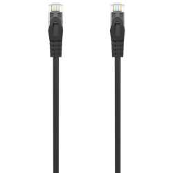 CABLE RED AISENS LATIGUILLO RJ45 LSZH CAT6A UTP AWG24 25CM NEGRO
