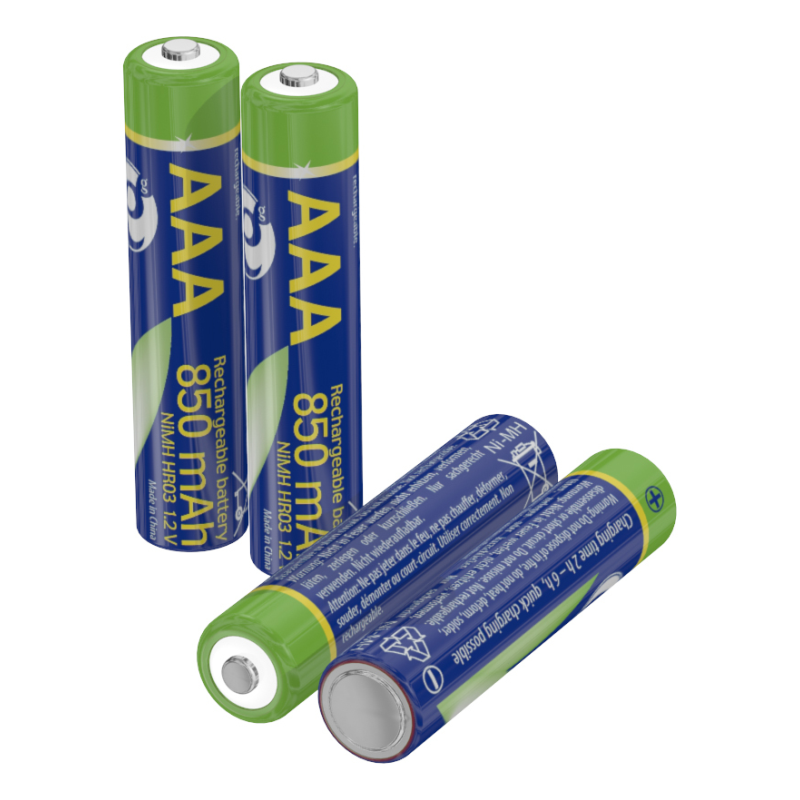 PILAS AAA GEMBIRD NI MH RECARGABLE 850 MAH 4PCS BLISTER PACK