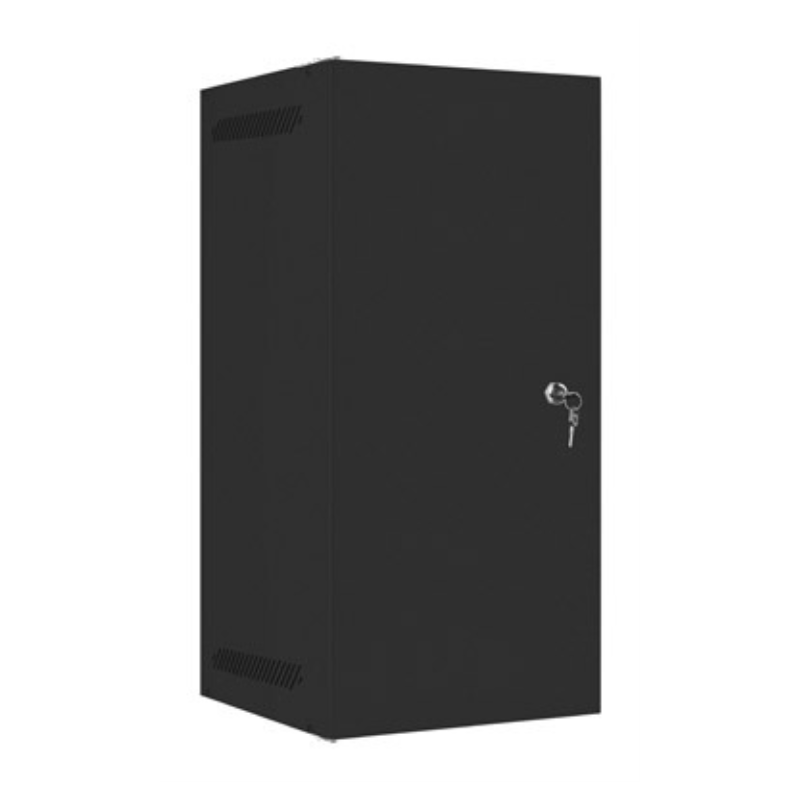 ARMARIO LANBERG MURAL RACK 10 12U 280X310 FLAT PACK NEGRO PUERTA METAL