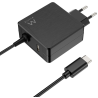 CARGADOR PORTATIL EWENT USB C 65W PUERTO ADICIONAL USB A