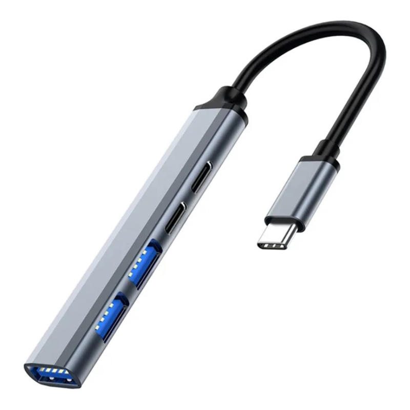 HUB EWENT USB 32 GEN TIPO C GRIS