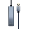 HUB AISENS USB 30 A ETHERNET GIGABIT HUB 3XUSB30 GRIS 15CM