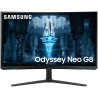 MONITOR GAMING SAMSUNG ODYSSEY NEO G8 UHD 32 CURVO 1000R 240HZ QUANTUM MINI LED