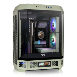 CAJA THERMALTAKE THE TOWER T600 ATX 2XUSB 30 SIN FUENTE VERDE MATCHA