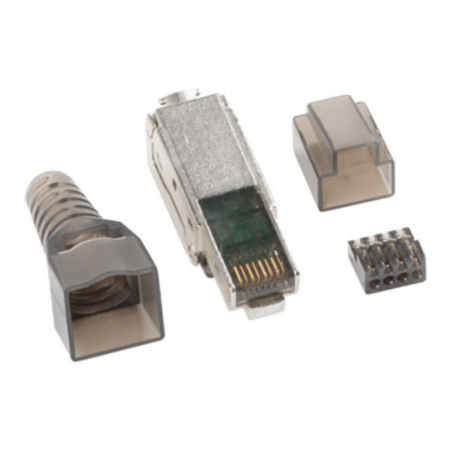 CONECTOR LANBERG CAT6A FTP 8P8C TOOL LESS