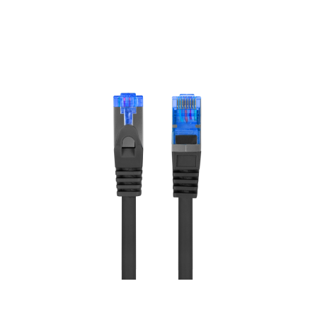 CABLE RED LANBERG LATIGUILLO CAT6A S FTP LSZH CCA 025M NEGRO FLUKE PASSED