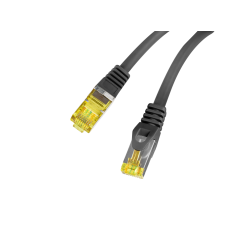 CABLE RED LANBERG LATIGUILLO CAT6A S FTP LSZH CU 025M NEGRO FLUKE PASSED