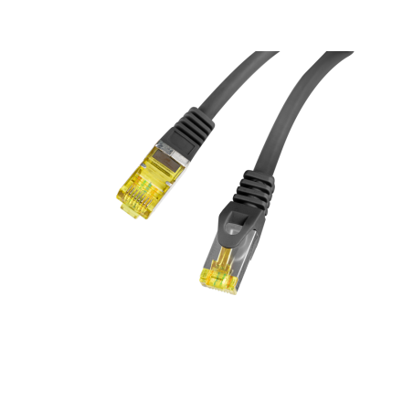 CABLE RED LANBERG LATIGUILLO CAT6A S FTP LSZH CU 025M NEGRO FLUKE PASSED