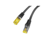 CABLE RED LANBERG LATIGUILLO CAT6A S FTP LSZH CU 025M NEGRO FLUKE PASSED