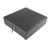 CAJON PORTAMONEDAS MUSTEK 410X415 MM 5 BILL 8 MON APERTURA MANUAL NEGRO