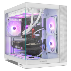 CAJA NOX HUMMER ASTRA NEO SEMITT ATX CRISTAL FRAMELESS BLANCO