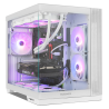 CAJA NOX HUMMER ASTRA NEO SEMITT ATX CRISTAL FRAMELESS BLANCO